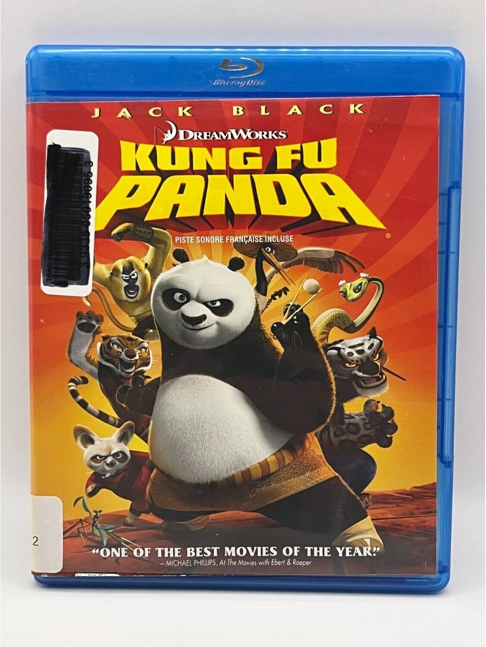 Kung Fu Panda Blu-ray Canadian Edition Jack Black 2008 Animation John Stevenson